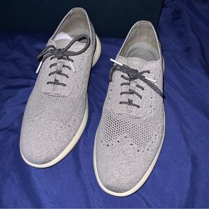 Cole Haan Men’s  Shoes 10.5 GD Troy Knit Ox Cool Gray/Ironston - C33769